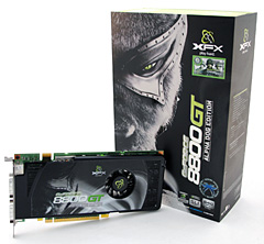 画像ギャラリー No.001のサムネイル画像 / XFX，GeForce 8800 GTをクロック違いで3モデル発売