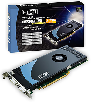 画像ギャラリー No.001のサムネイル画像 / ELSA，GeForce 8800 GT搭載の「GLADIAC 988 GT」を発表