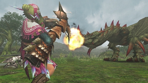 画像ギャラリー No.015のサムネイル画像 / 「MHF」の2012年にかける意気込みを表すため，獣竜種“アビオルグ”と甲殻種“タイクンザムザ”を実装した，「フォワード.3」直前インタビューを掲載