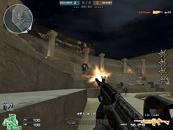 画像ギャラリー No.005のサムネイル画像 / 「クロスファイア」に実装される「ヒーローモード」のプレイフィールをお届け。選ばれしヒーローとなり，人類を脅かすゴーストを撃退せよ