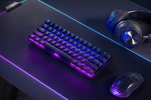 画像ギャラリー No.002のサムネイル画像 / SteelSeries，60％サイズの10キーレスキーボード「Apex Pro Mini」を発売。新型スイッチでさらなる高速入力と低遅延を実現