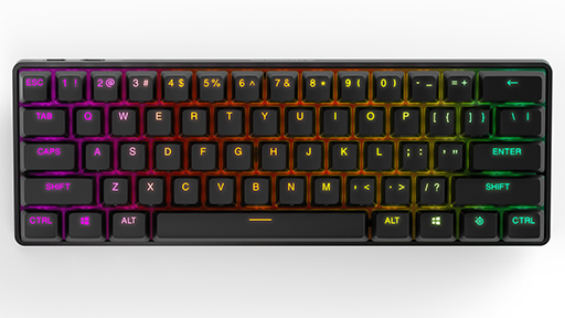 画像ギャラリー No.003のサムネイル画像 / SteelSeries，60％サイズの10キーレスキーボード「Apex Pro Mini」を発売。新型スイッチでさらなる高速入力と低遅延を実現