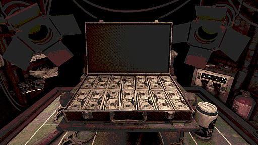 画像ギャラリー No.002のサムネイル画像 / おっさん顔なマレーグマさんの「Buckshot Roulette」レビュー。えーあい！Steam広場
