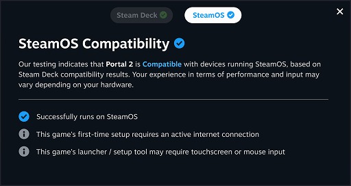 画像ギャラリー No.002のサムネイル画像 / 「Steam」，SteamOS互換性を確認できる新機能を導入予定。Steam Deck以外のすべてのSteamOS搭載デバイスが対象
