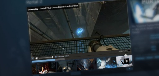 画像ギャラリー No.003のサムネイル画像 / Steam，予告編プレイヤーをアップグレード。モダンなUIで使いやすく，ネットワークや端末環境に合わせた処理を実装