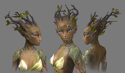 画像ギャラリー No.004のサムネイル画像 / 新作MMORPG「Guild Wars 2」，種族「Sylvari」の概要公開。「Pale Tree」という木から生まれる“植物種族”