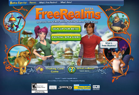 画像ギャラリー No.001のサムネイル画像 / SOEのキッズ向け3Dバーチャルワールド「Free Realms」，βテスター募集をスタート