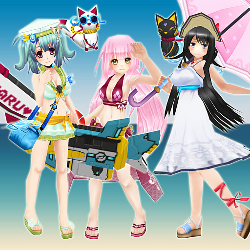 画像ギャラリー No.002のサムネイル画像 / 「コズミックブレイク」，水着姿の“カリン”などが追加になる「サマーガラポンSP」が開催