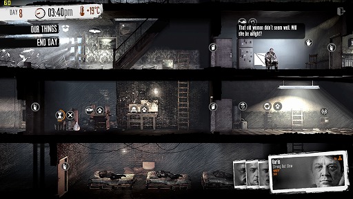 画像ギャラリー No.003のサムネイル画像 / インディーズゲームの小部屋：Room＃357「This War of Mine」