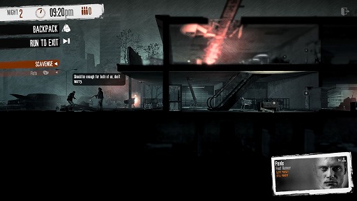 画像ギャラリー No.007のサムネイル画像 / インディーズゲームの小部屋：Room＃357「This War of Mine」