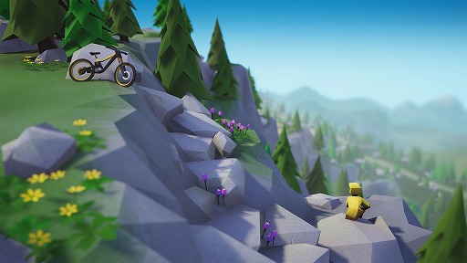 画像ギャラリー No.002のサムネイル画像 / インディーズゲームの小部屋：Room＃607「Lonely Mountains: Downhill」