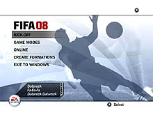 画像ギャラリー No.017のサムネイル画像 / FIFA公認で選手もチームもすべて実名，「FIFA 08」のデモ版を掲載