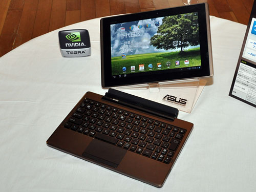 画像ギャラリー No.005のサムネイル画像 / 着脱式キーボード採用のASUS製Androidタブレット「Eee Pad Transformer」，6月25日に5万9800円で発売決定