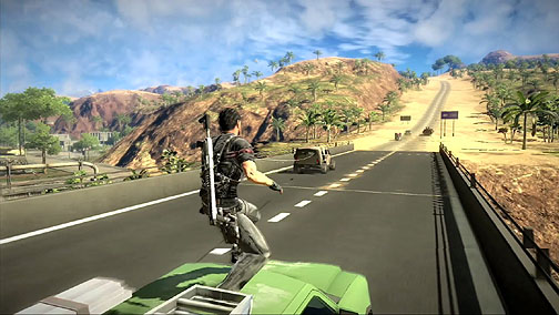 画像ギャラリー No.002のサムネイル画像 / 「Just Cause 2」，主人公リコの新兵器「グラップル」の威力を見せつけるムービーを掲載