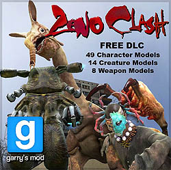 画像ギャラリー No.001のサムネイル画像 / 「Zeno Clash」のキャラクターモデルが，「Garry's Mod」用に公開