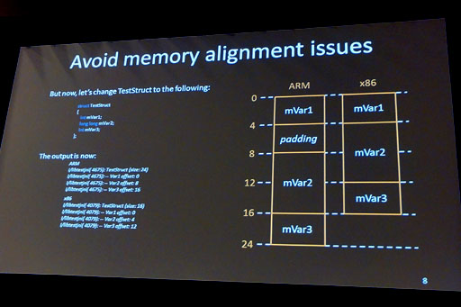 画像ギャラリー No.005のサムネイル画像 / ［GDC 2012］x86版AndroidはARM版とここが違う。Intelがx86への対応方法を解説