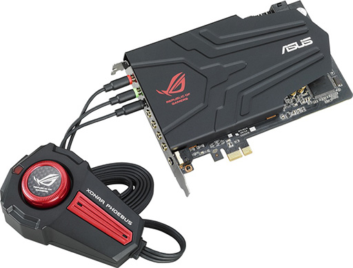画像ギャラリー No.002のサムネイル画像 / ASUS，ゲーマー向けサウンドカード「ROG Xonar Phoebus UBI」を発売。マイクのノイズを低減する外付けボックスが付属