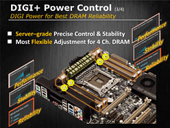 画像ギャラリー No.028のサムネイル画像 / 「ASUSならDIMM 8枚差しでも大丈夫」。ASUS，X79マザーボードの品質と機能をアピール