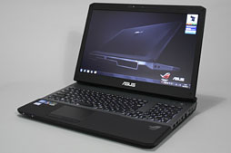 画像ギャラリー No.002のサムネイル画像 / ASUS製ノートPC「G75VW」レビュー。Kepler＋Ivy Bridge搭載，120Hz液晶採用のゲーマー向けモデル，その完成度は