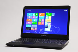 画像ギャラリー No.002のサムネイル画像 / ASUSのゲーマー向けノートPC「G75VW-91407H」レビュー。完成度が高い一方，画竜点睛を欠く