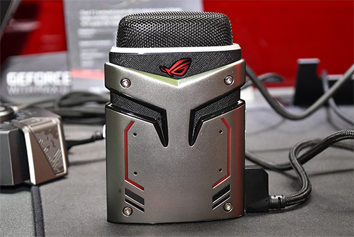 画像ギャラリー No.002のサムネイル画像 / ［COMPUTEX］ノイズキャンセリング機能搭載のゲーム実況向けマイク「ROG STRIX MAGNUS」がASUSから登場