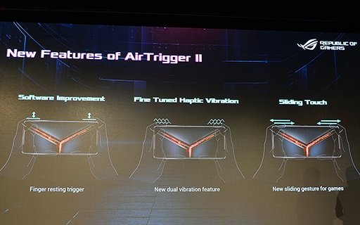 画像ギャラリー No.017のサムネイル画像 / ASUS，ゲーム特化スマートフォン新製品「ROG Phone II」を発表。6.59インチ有機ELパネルとSnapdragon 855 Plusを採用する
