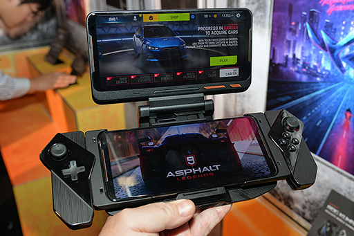 画像ギャラリー No.020のサムネイル画像 / ASUS，ゲーム特化スマートフォン新製品「ROG Phone II」を発表。6.59インチ有機ELパネルとSnapdragon 855 Plusを採用する