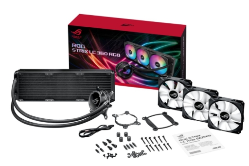 画像ギャラリー No.003のサムネイル画像 / ASUS，「Aura Sync」対応で光る簡易液冷CPUクーラー5製品を国内発売