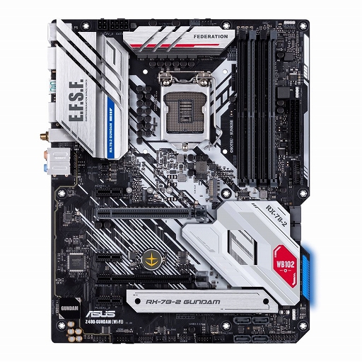 画像ギャラリー No.004のサムネイル画像 / ASUS，ガンダムコラボのマザーボードや液冷クーラーを2月26日発売