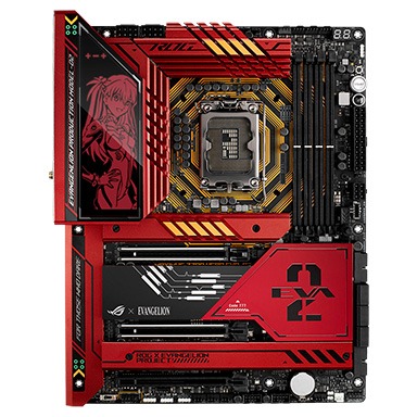 画像ギャラリー No.002のサムネイル画像 / アスカ＆エヴァ2号機デザインを採用したROG×エヴァコラボ製品の予約がまもなくスタート