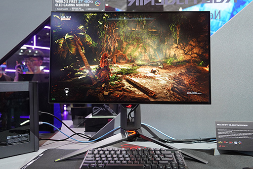画像ギャラリー No.004のサムネイル画像 / ゲーマー向けディスプレイにも「AIアシスト」の波が来る？ ASUSの最新有機ELディスプレイの見どころをチェック