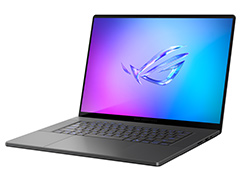 約2kgでGeForce RTX 5090を内蔵するノートPC「ROG Zephyrus G16」など，ゲーマー向けノートPCやタブレットPCをASUSが発表