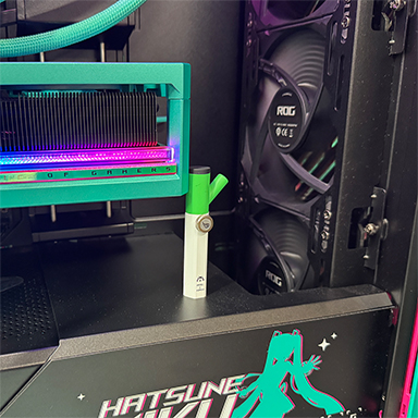 画像ギャラリー No.016のサムネイル画像 / ゲーマー向け新型有機ELディスプレイやRTX 5080搭載小型PC，初音ミクコラボPCパーツなどASUSが今後発売予定の製品を披露