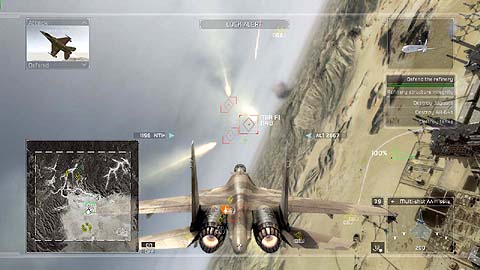 画像ギャラリー No.010のサムネイル画像 / ［GC 2008＃57］発売時期は遅れちゃったけど，「Tom Clancy’s H.A.W.X」は今こんな感じになっていた 