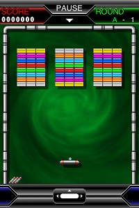 画像ギャラリー No.001のサムネイル画像 / ［iPhone］二人対戦も可能！　ブロック崩しの名作「アルカノイド」が登場