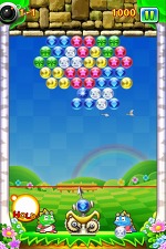 画像ギャラリー No.004のサムネイル画像 / タイトー，iPhone用アクションパズル「ニューパズルボブル」を本日リリース。狙った場所にバブルを落とせる“ジャンプショット”を使いこなそう