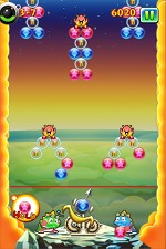 画像ギャラリー No.008のサムネイル画像 / タイトー，iPhone用アクションパズル「ニューパズルボブル」を本日リリース。狙った場所にバブルを落とせる“ジャンプショット”を使いこなそう