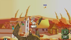 画像ギャラリー No.005のサムネイル画像 / 連載「PCゲームを持ち出そう！」。第59回はPSP用対戦アクション「Worms: Open Warfare 2」を紹介