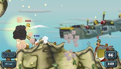 画像ギャラリー No.009のサムネイル画像 / 連載「PCゲームを持ち出そう！」。第59回はPSP用対戦アクション「Worms: Open Warfare 2」を紹介