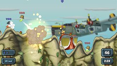 画像ギャラリー No.010のサムネイル画像 / 連載「PCゲームを持ち出そう！」。第59回はPSP用対戦アクション「Worms: Open Warfare 2」を紹介