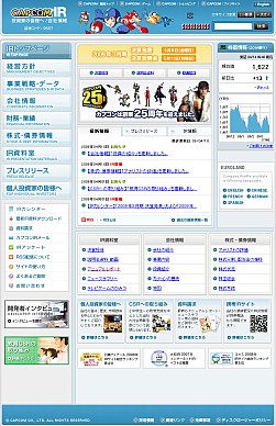 画像ギャラリー No.001のサムネイル画像 / カプコン,“IRサイトランキング2009”にて全上場企業中第1位を獲得