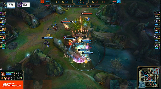 画像ギャラリー No.007のサムネイル画像 / 「LJL 2020 Spring Split Finals」Sengoku Gaming 対 DetonatioN FocusMe戦レポート。DFMが3-1で勝利し，怒涛の4連覇を達成