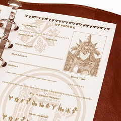 画像ギャラリー No.007のサムネイル画像 / モンハン部限定，本革を用いた“狩猟手帳”の予約受付がスタート