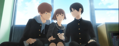 画像ギャラリー No.021のサムネイル画像 / アニメ映画「ドットハック」（.hack//The Movie）発表会レポート。制作中のマル秘映像やアフレコ風景のムービーも掲載