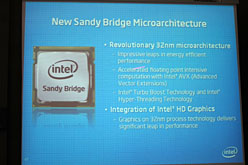 画像ギャラリー No.011のサムネイル画像 / Intel，6コアCPU「Gulftown」をまもなく市場投入と予告。次世代CPU「Sandy Bridge」についての情報も