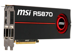 画像ギャラリー No.001のサムネイル画像 / MSI，リファレンス仕様のHD 5870カードを10月2日に発売