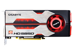 画像ギャラリー No.001のサムネイル画像 / リファレンス仕様のGIGABYTE製HD 5850カード，リンクスが発売