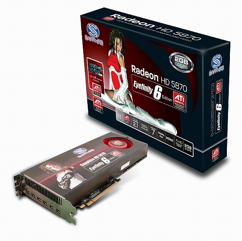 画像ギャラリー No.002のサムネイル画像 / アスク，Sapphire製のHD 5870 Eyefinity 6カードを発売