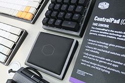 画像ギャラリー No.006のサムネイル画像 / Cooler Masterの片手用キーパッド「ControlPad」は，Cherry赤軸なのにアナログ入力ができる!?