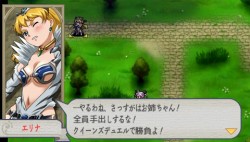 画像ギャラリー No.008のサムネイル画像 / PSP用SRPG「クイーンズブレイド　スパイラルカオス」最新情報，美闘士による神聖な決闘「クイーンズデュエル」とは？